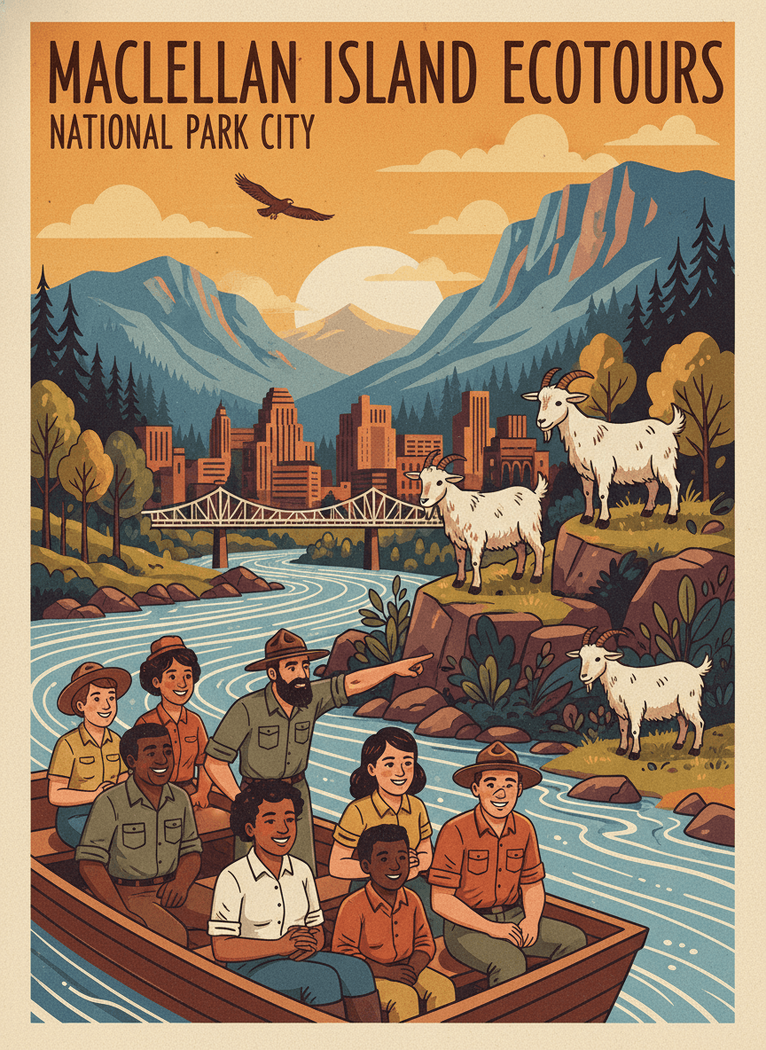 Goats and Boats: Maclellan Island Ecotours